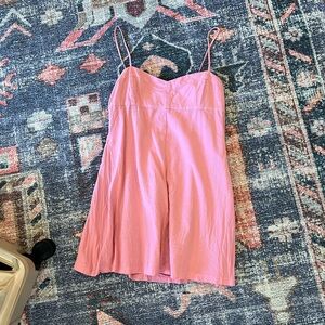 Zara linen blend dress